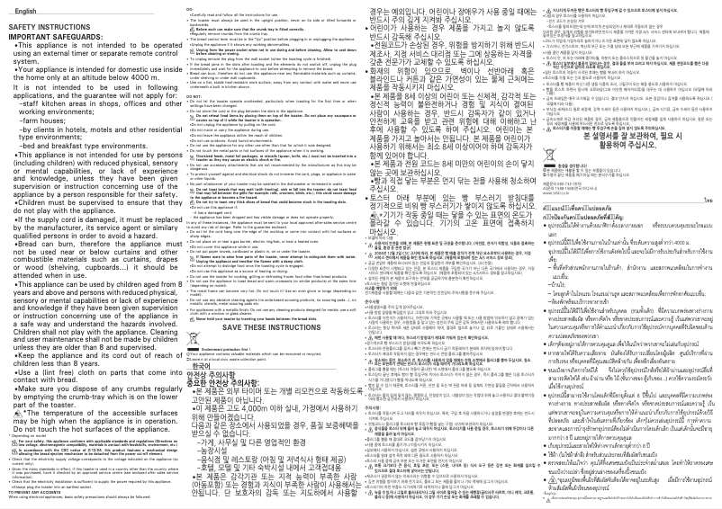 Image de la première page du manuel de l'appareil Smart & Light TT6408