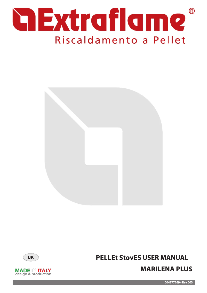 Image de la première page du manuel de l'appareil Marilena Plus