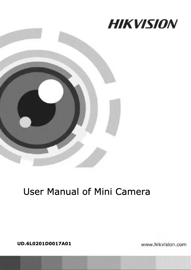 Page n°1 - Manuel utilisateur Hikvision DS-2CC51A2P-DG1