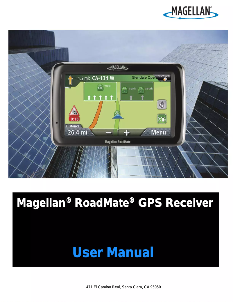 Image de la première page du manuel de l'appareil RoadMate 2120T-LM