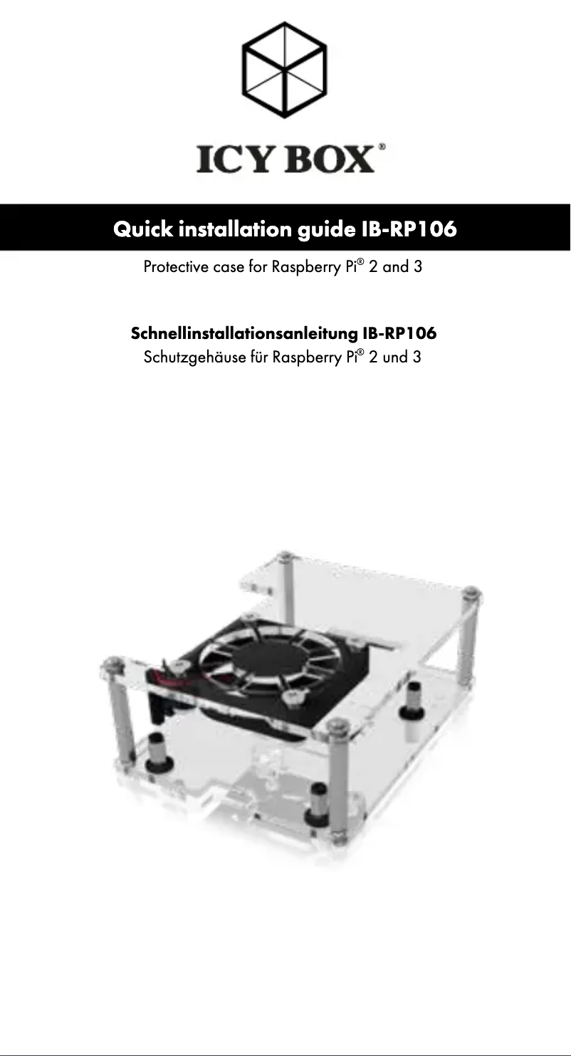 Page 1 de la notice Manuel utilisateur Icy Box IB-RP106