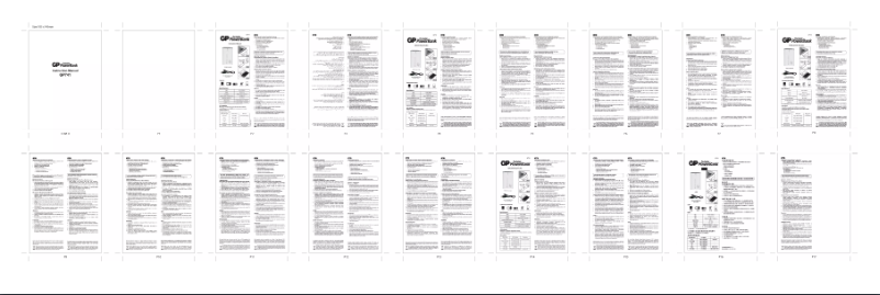 Page 1 of the manual User Manual GP PowerBank 741