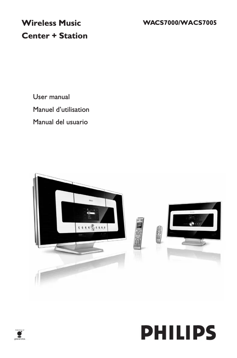 Page n°1 - Manuel utilisateur Philips WACS7000