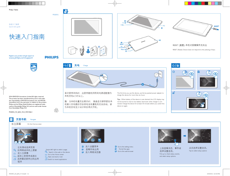 Image de la première page du manuel de l'appareil PI3205GP2