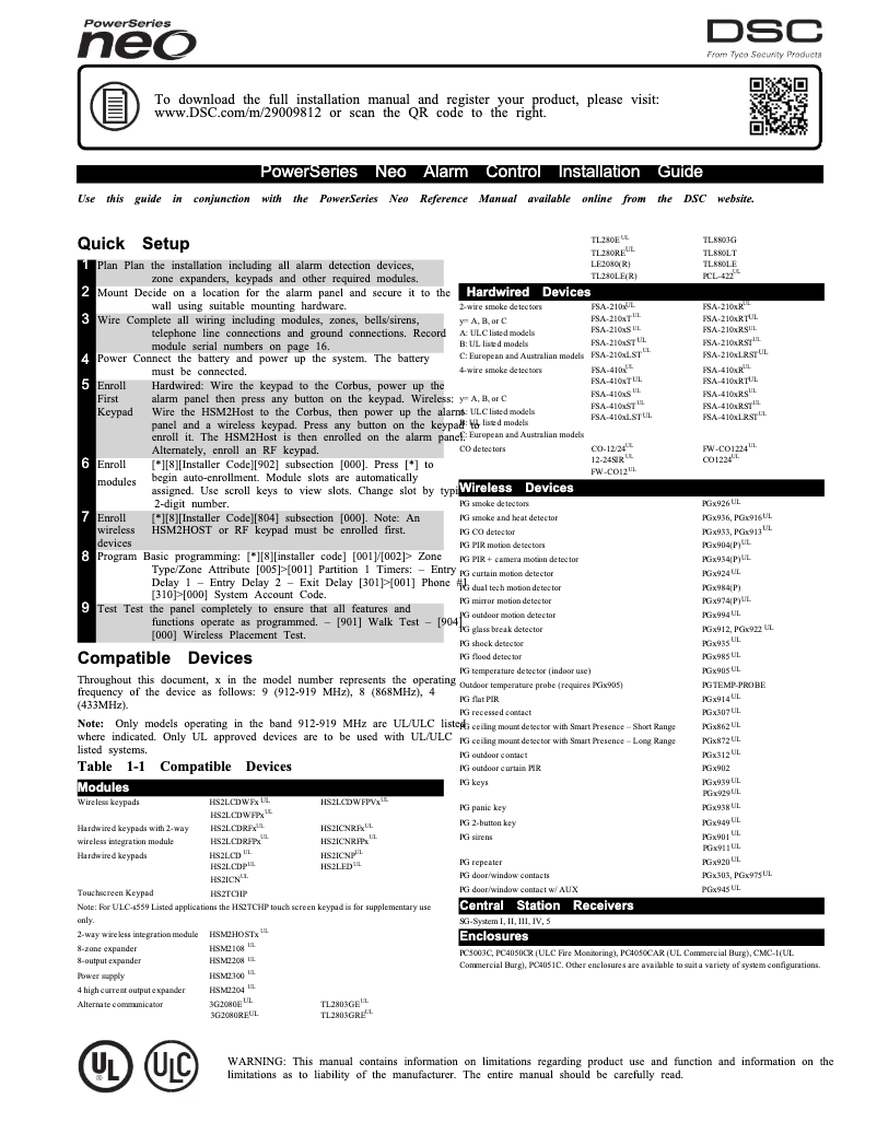 Image de la première page du manuel de l'appareil HS2128