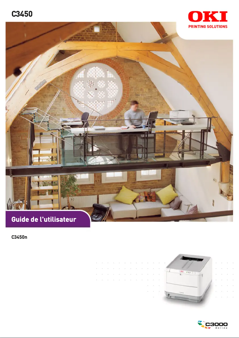 Page 1 de la notice Manuel utilisateur OKI C3450n