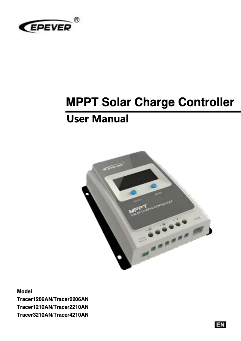 Image de la première page du manuel de l'appareil Tracer 3210AN