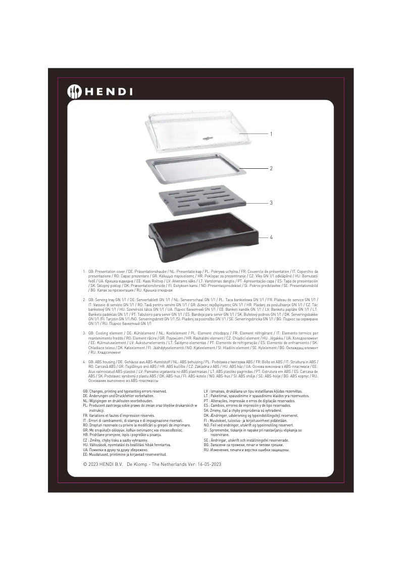 Image de la première page du manuel de l'appareil 424186