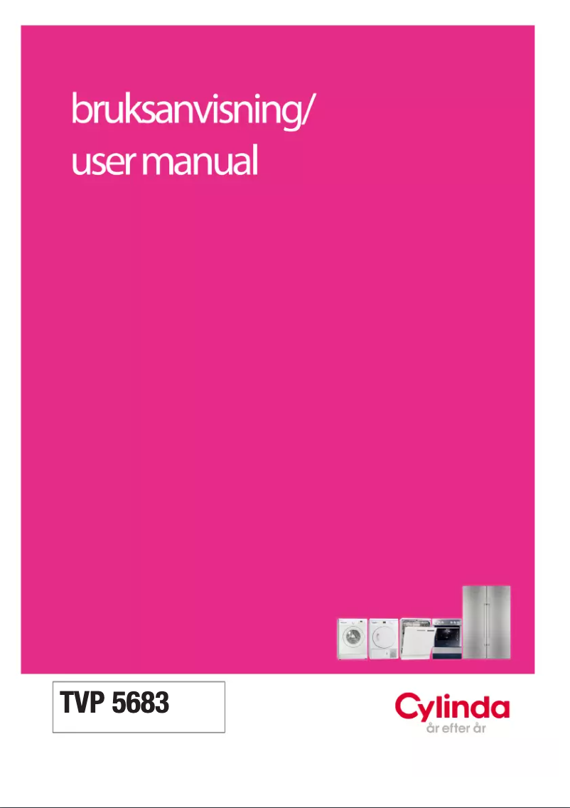 Page 1 de la notice Manuel utilisateur Cylinda TVP 5683