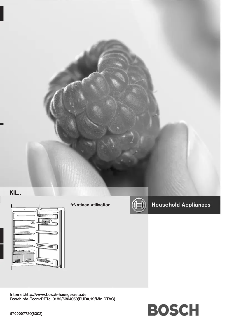 Page n°1 - Manuel utilisateur Bosch KIL23472FF