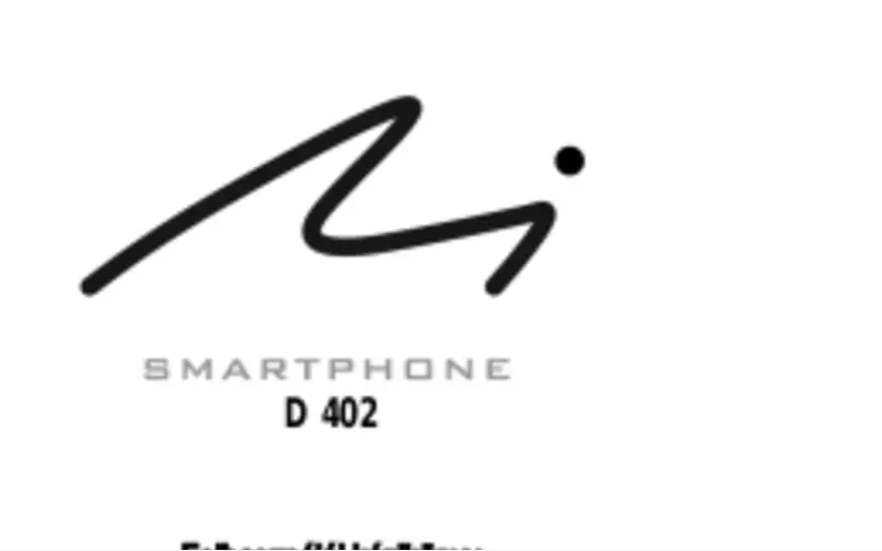 Image de la première page du manuel de l'appareil MIZU D402