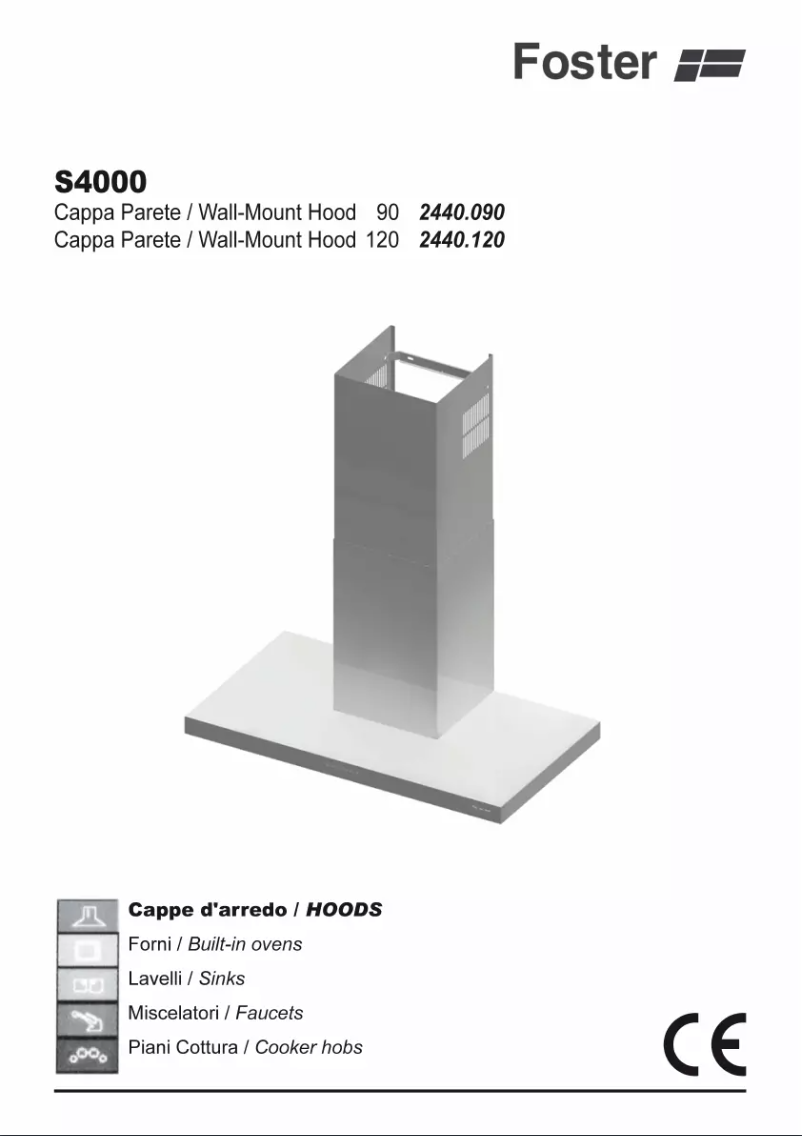Page n°1 - Manuel utilisateur Foster S4000 090