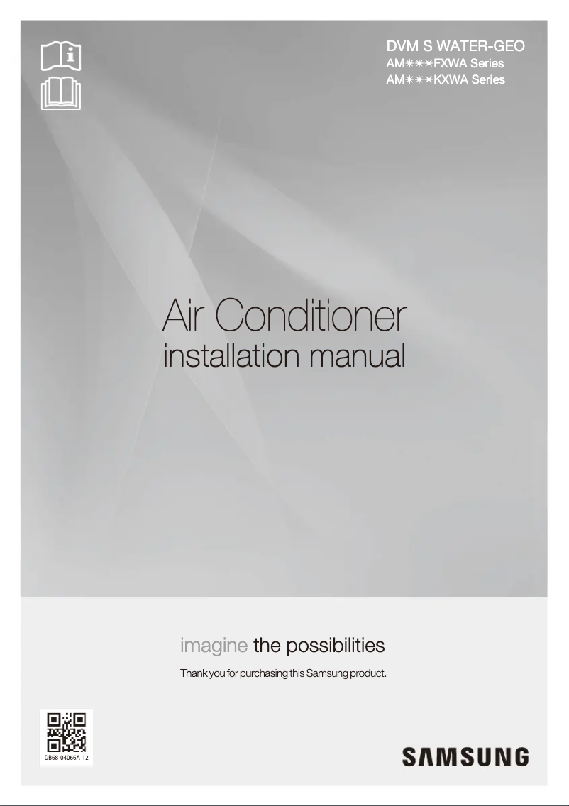 Page 1 de la notice Manuel utilisateur Samsung AM080FXWANR