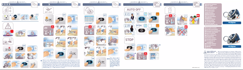 Image de la première page du manuel de l'appareil Pro Express GV8730