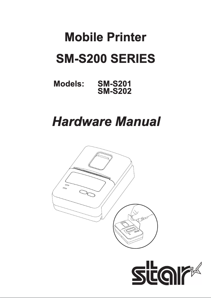 Page 1 de la notice Manuel utilisateur Star Micronics SM-S301-DB38