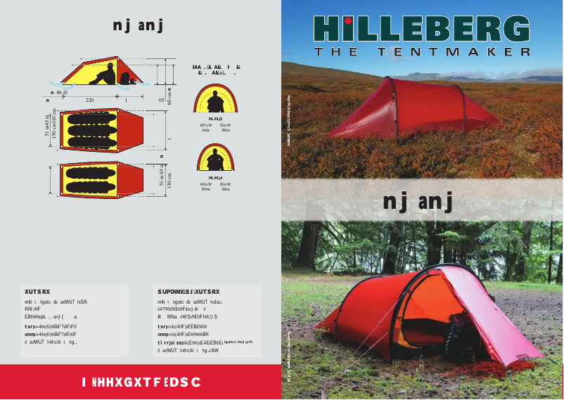 Page n°1 - Manuel utilisateur Hilleberg Anjan