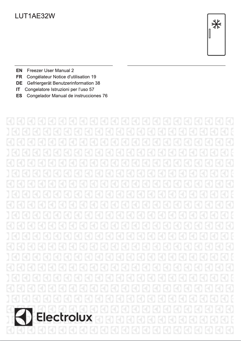 Image de la première page du manuel de l'appareil LUT1AE32W
