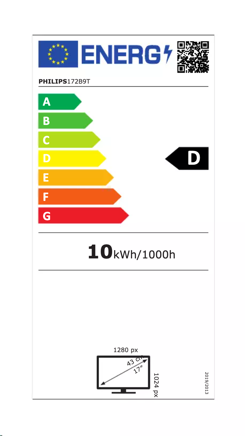 Image de la première page du manuel de l'appareil B Line 172B9T