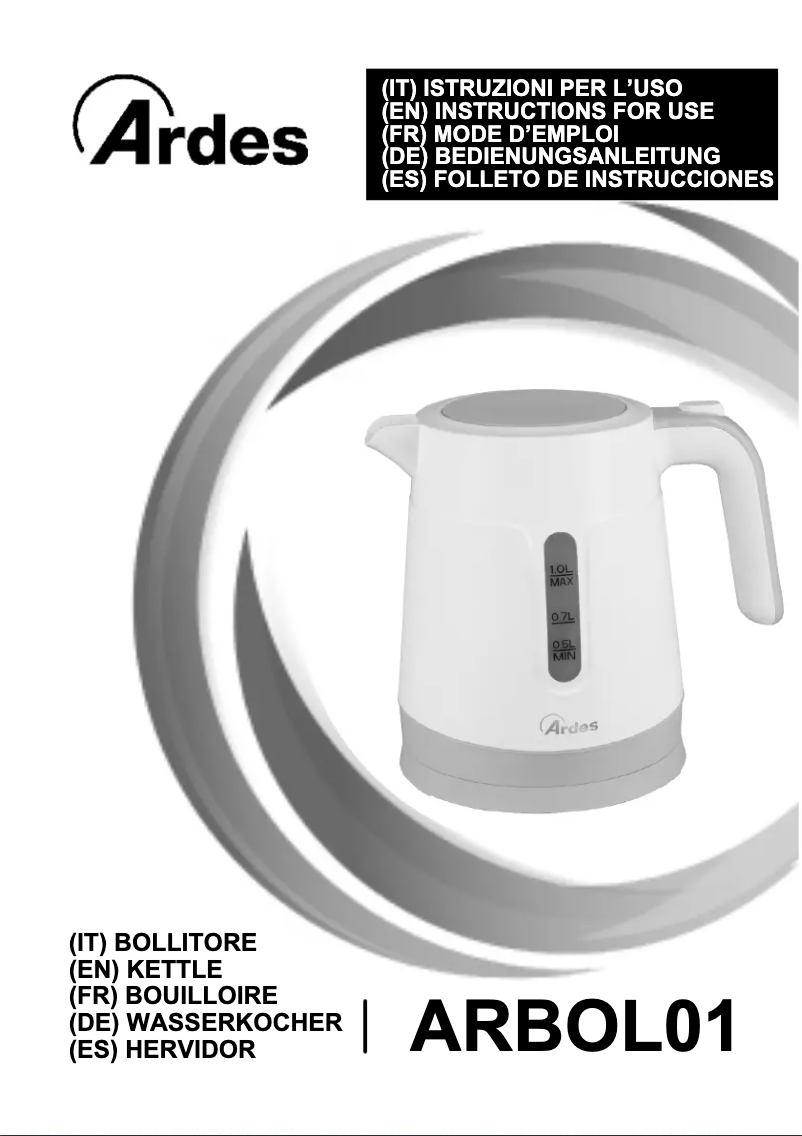 Page 1 de la notice Manuel utilisateur Ardes Ketty Glam ARBOL01