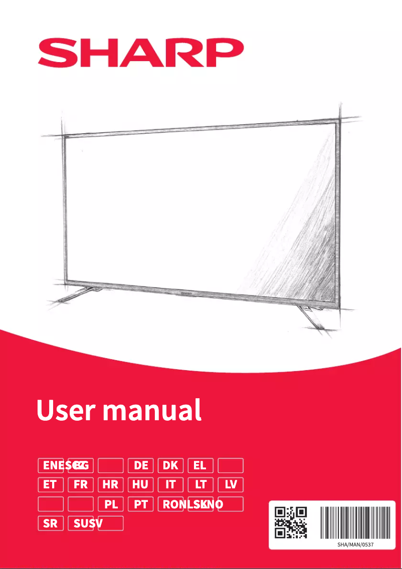 Page n°1 - Manuel utilisateur Sharp 32CB4E