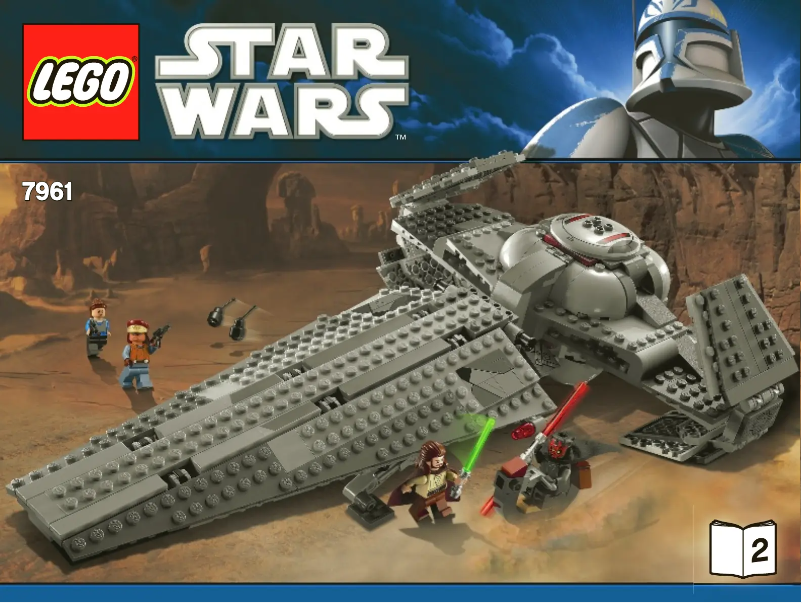 Image de la première page du manuel de l'appareil Star Wars 7961