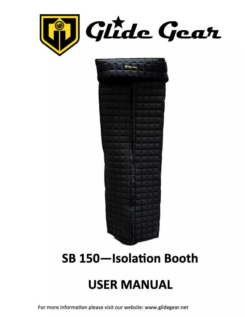 Page n°1 - Manuel utilisateur Glide Gear SB 150