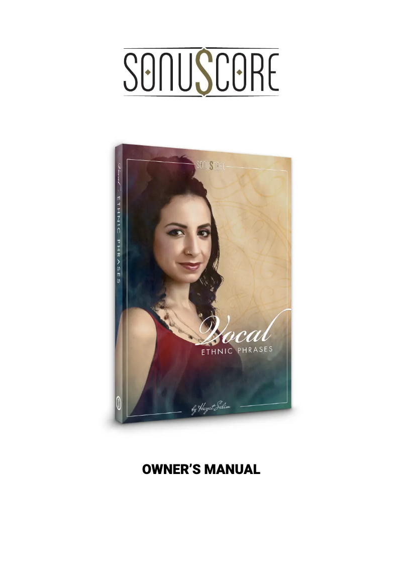 Image de la première page du manuel de l'appareil Ethnic Vocal Phrases