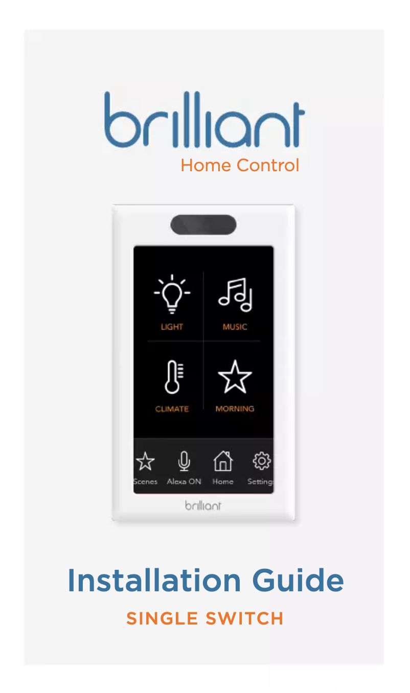 Página 1 del manual Manual de usuario Brilliant BRSH1SC