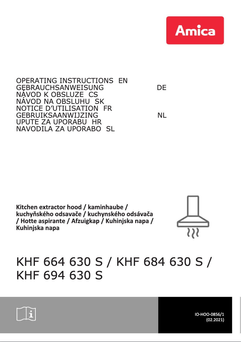 Page 1 de la notice Manuel utilisateur Amica KHF 654 630 W