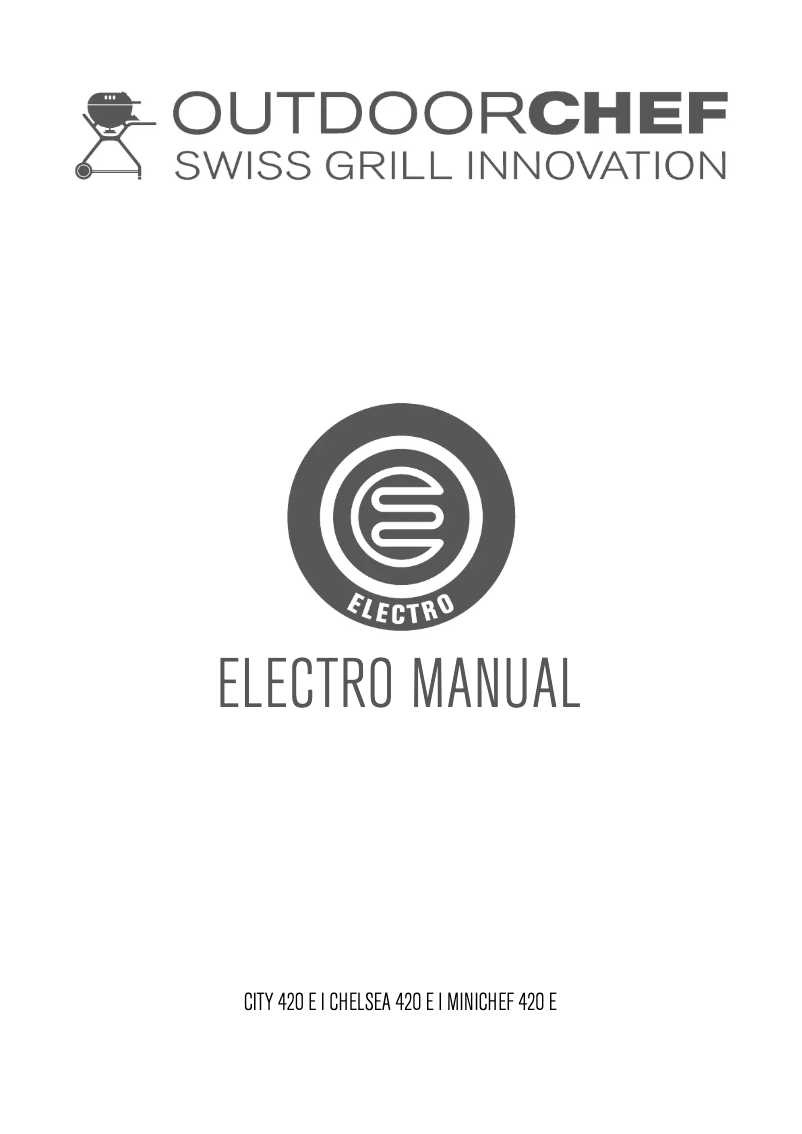 Image de la première page du manuel de l'appareil Minichef 420 E