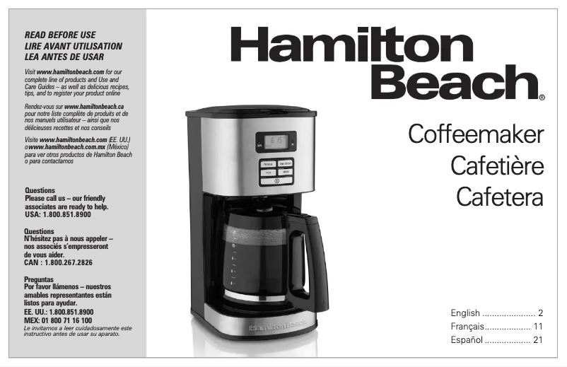 Image de la première page du manuel de l'appareil Programmable 49618