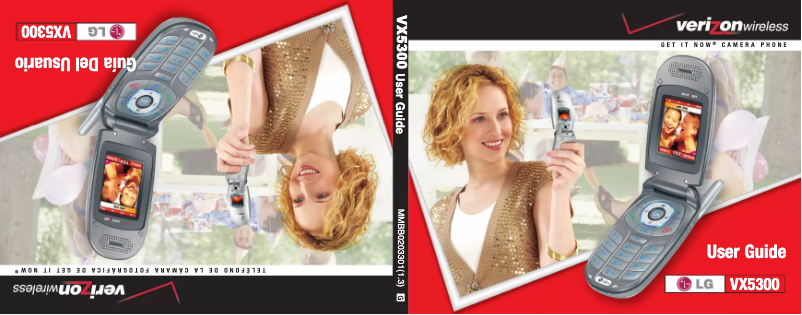 Page n°1 - Manuel utilisateur LG VX5300