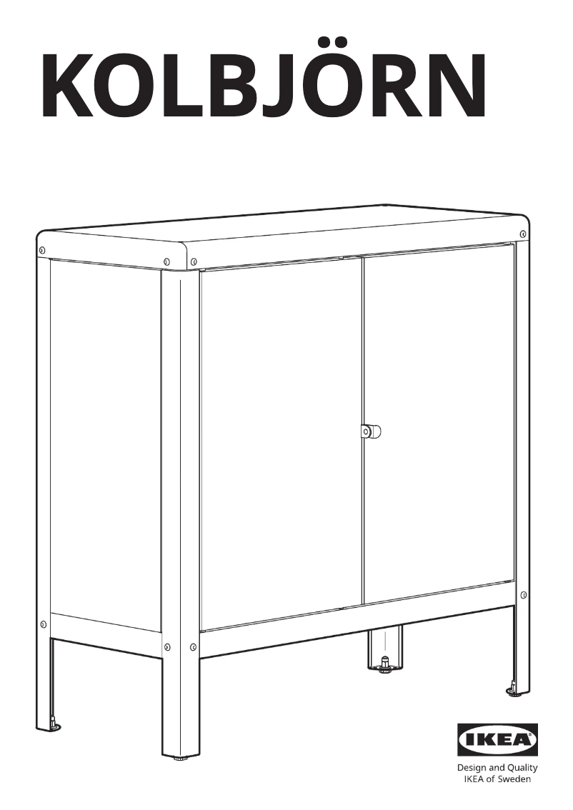 Imagen de la primera página del manual del dispositivo KOLBJÖRN 905.207.46
