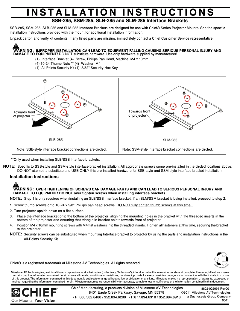 Image de la première page du manuel de l'appareil RSMA285