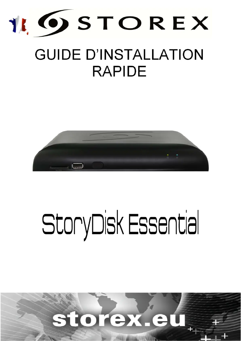 Image de la première page du manuel de l'appareil StoryDisk Essential