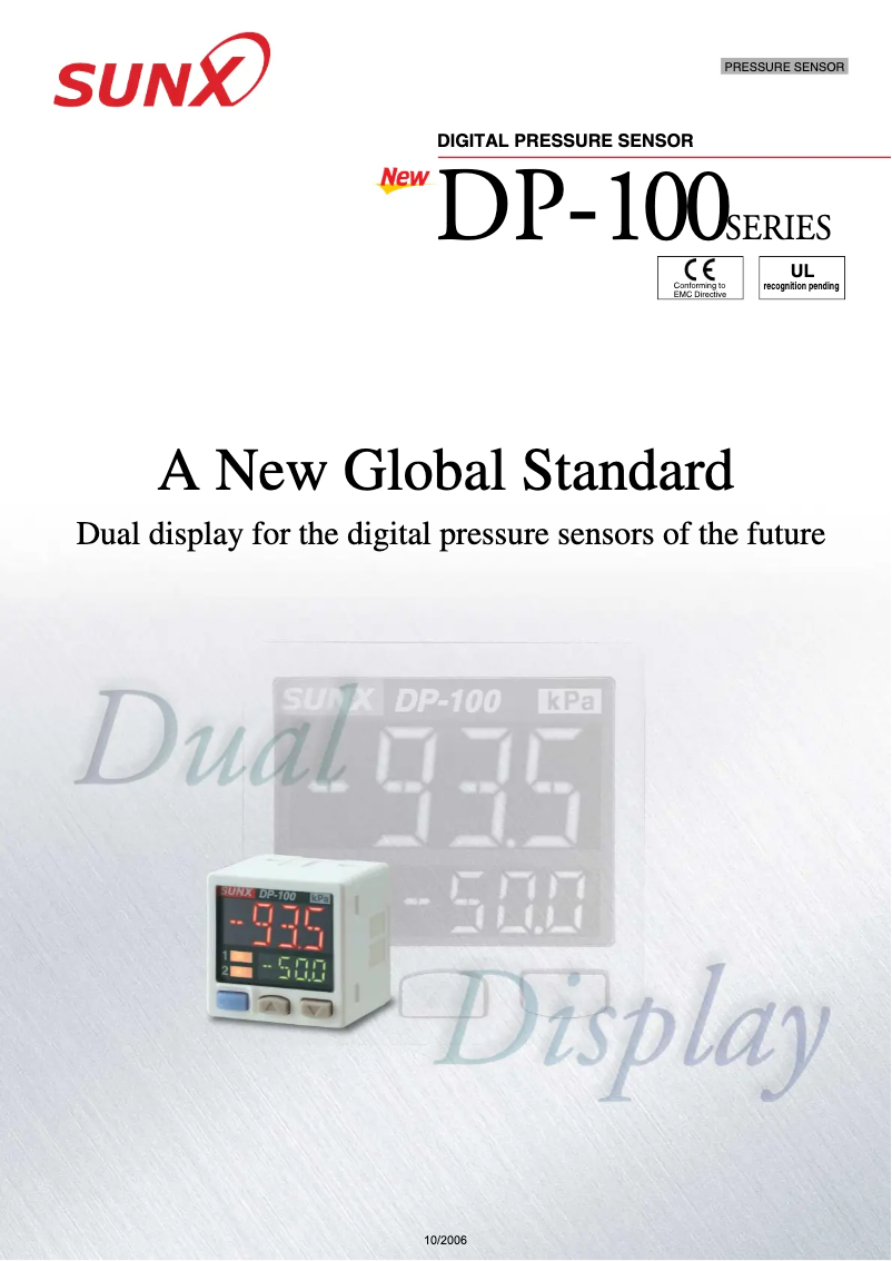 Image de la première page du manuel de l'appareil DP-102A-E-P