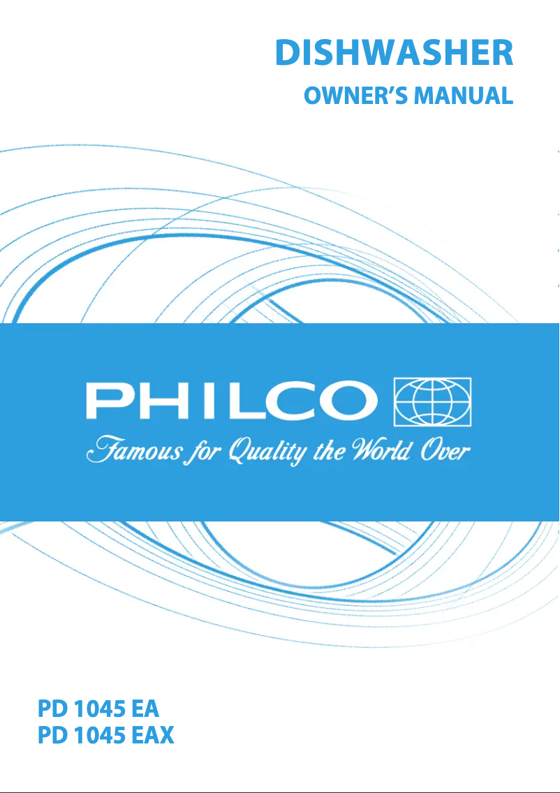 Page n°1 - Manuel utilisateur Philco PD 1045 EAX