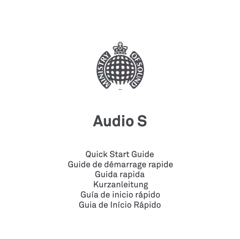 Page n°1 - Manuel utilisateur Ministry of Sound Audio S