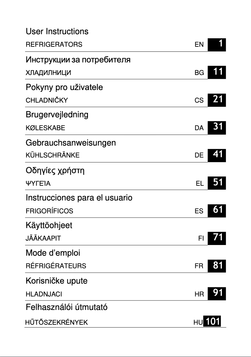 Page 1 of the manual User Manual Candy CBT5518EW