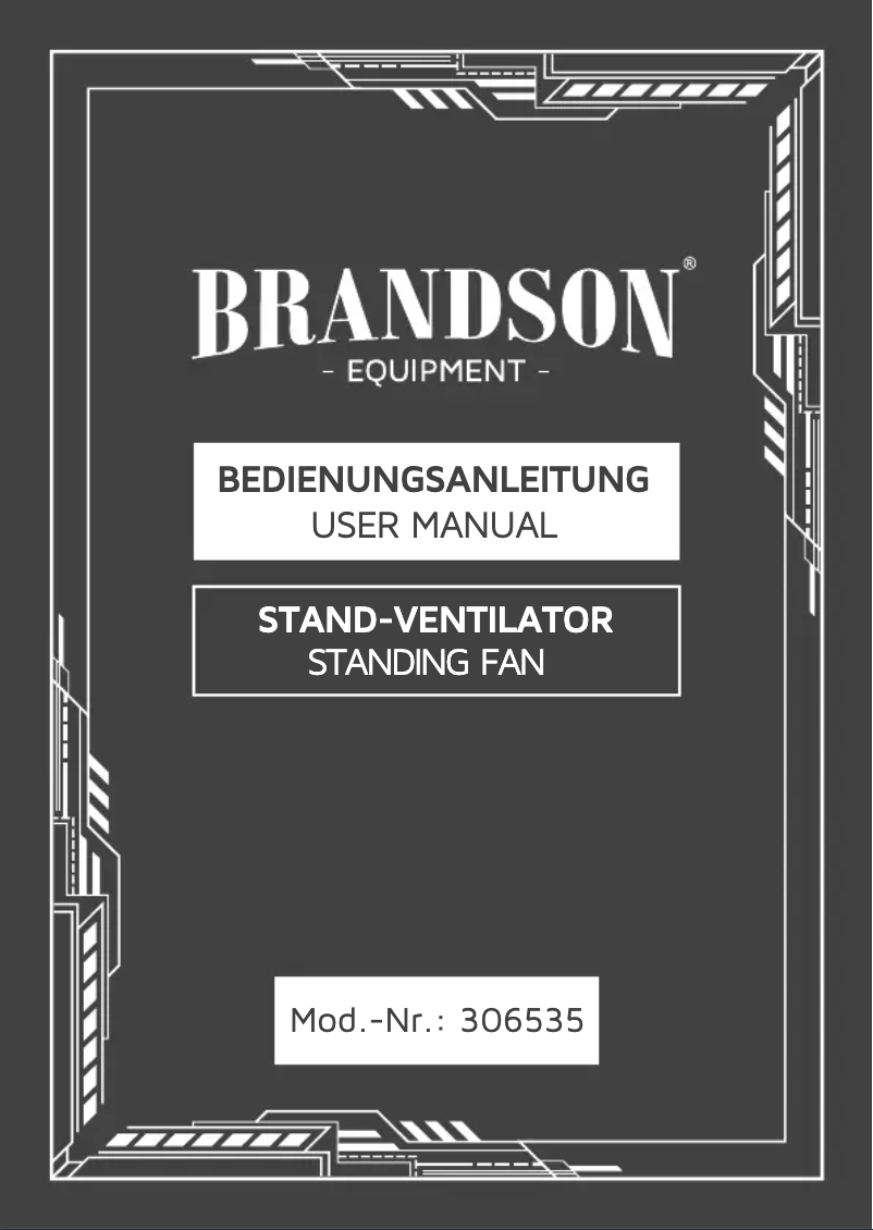 Page 1 de la notice Manuel utilisateur Brandson 306535