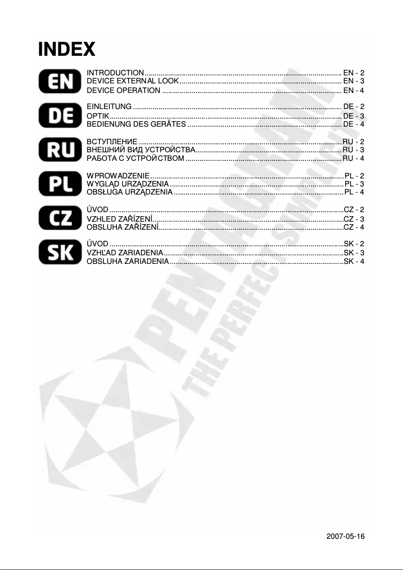 Image de la première page du manuel de l'appareil NEsT 16P Compact P 6204-C