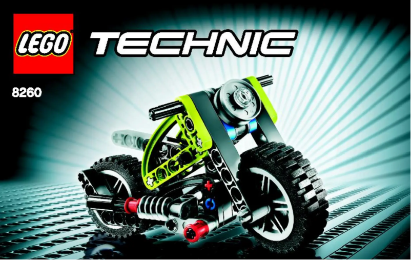 Page n°1 - Manuel utilisateur Lego Technic 8260