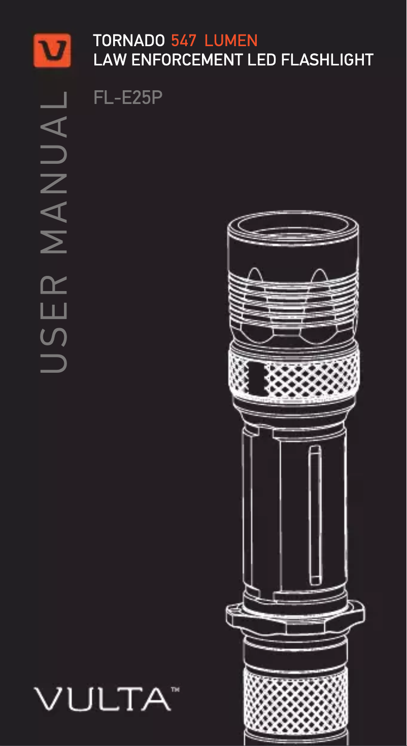 Page 1 de la notice Manuel utilisateur Vulta Tornado 547