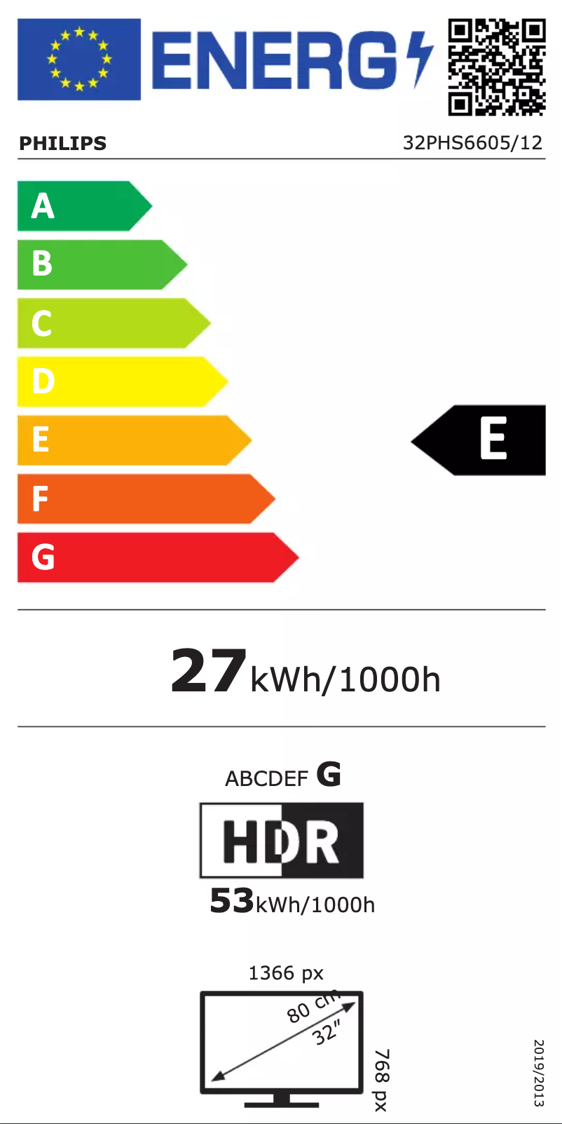 Image de la première page du manuel de l'appareil 32PHS6605