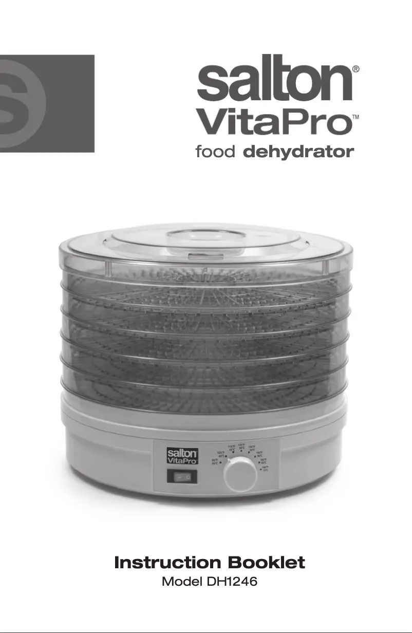 Page 1 de la notice Manuel utilisateur Salton DH1246A
