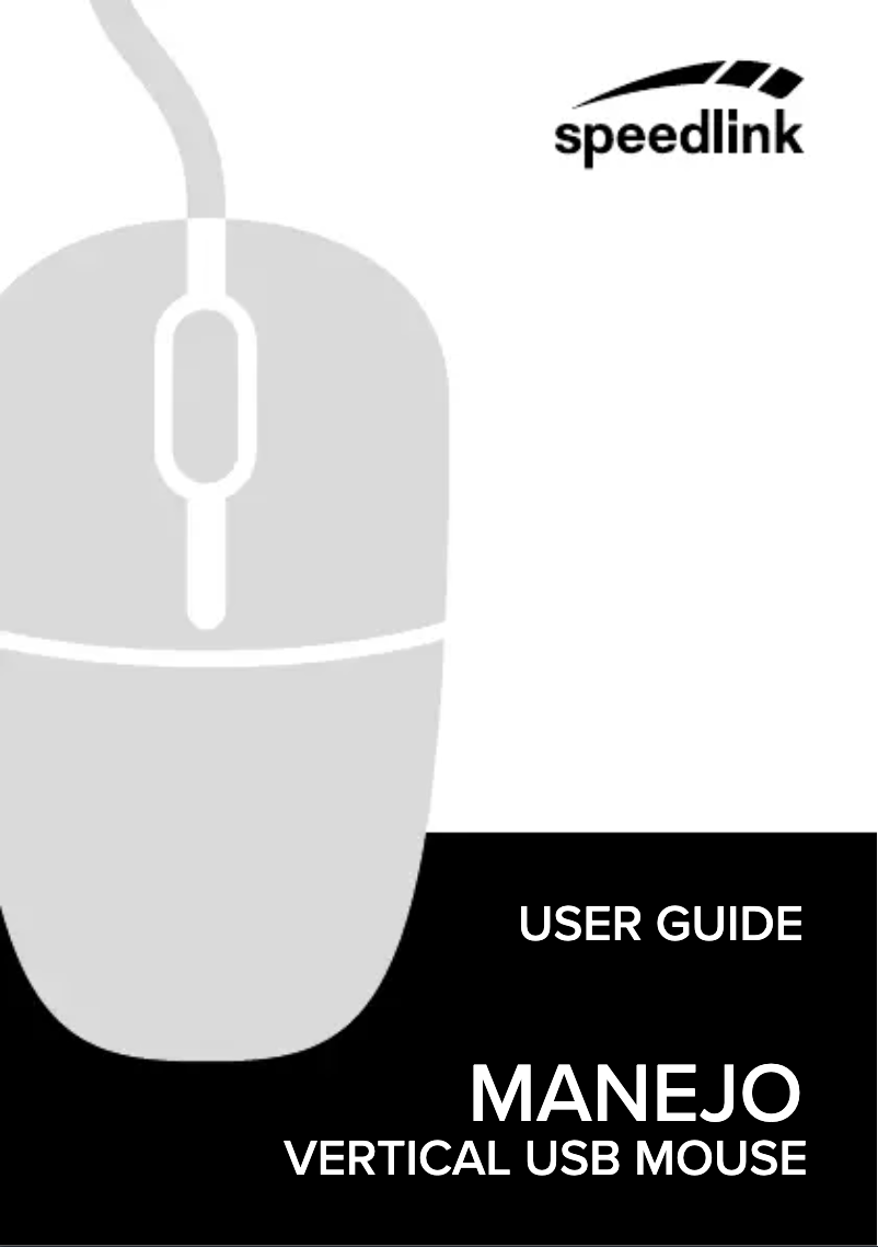 Page 1 de la notice Manuel utilisateur Speed-Link Manego SL-610005-BK