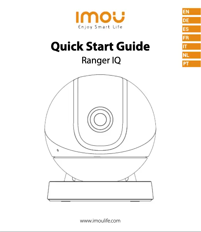 Page 1 de la notice Manuel utilisateur Imou Ranger IQ