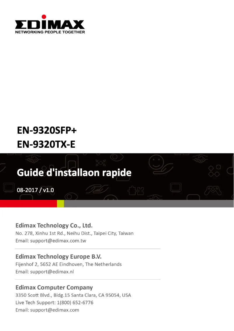 Page n°1 - Manuel utilisateur Edimax EN-9320TX-E