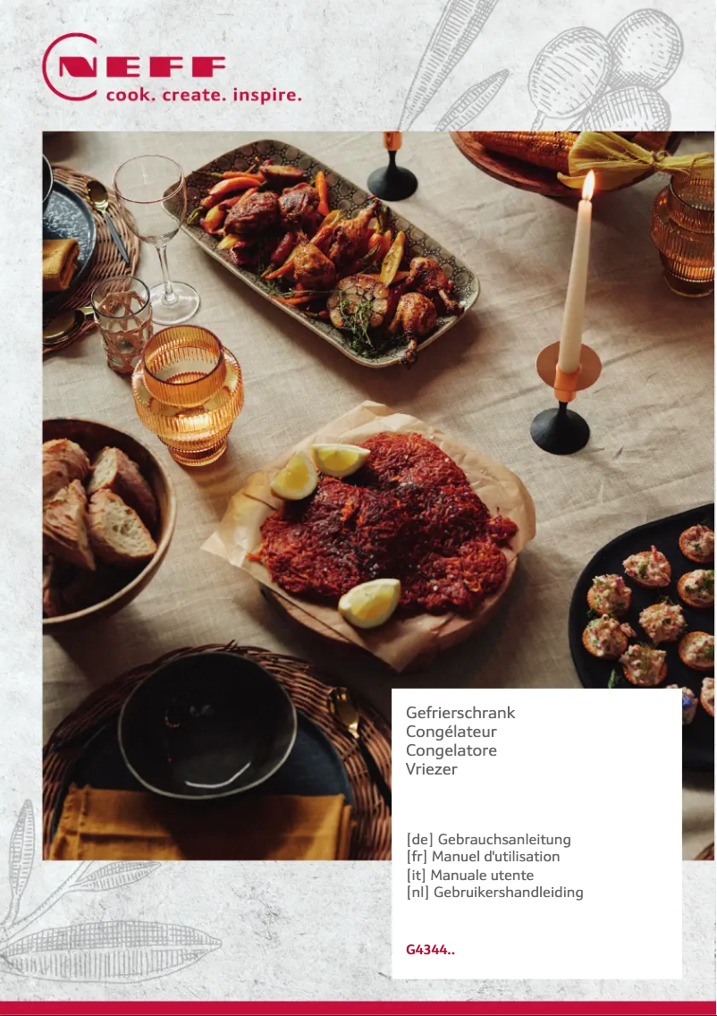 Page 1 de la notice Manuel utilisateur Neff GU7213DE0