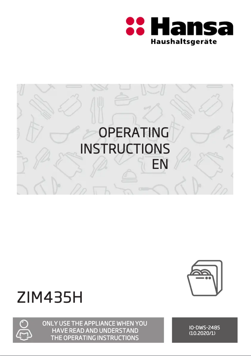 Page 1 de la notice Manuel utilisateur Hansa ZIM435H